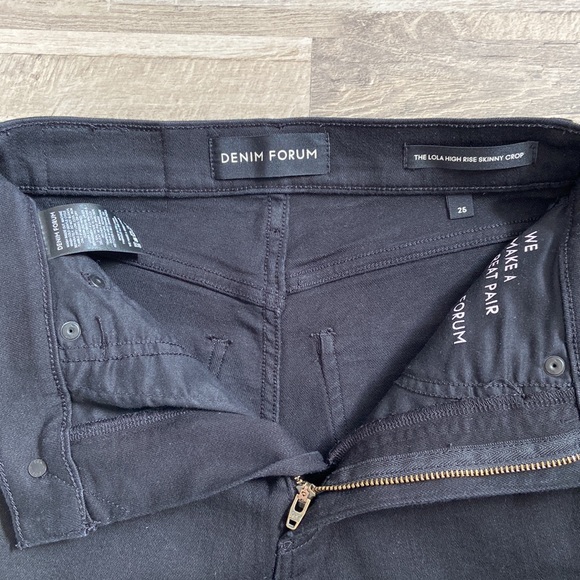 Denim Forum The Lola High Rise Skinny Crop - Picture 3 of 7